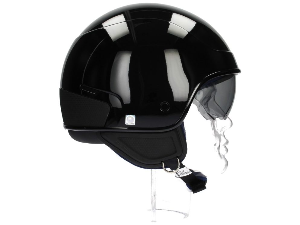 Casco jet Piaggio PJ1 negro