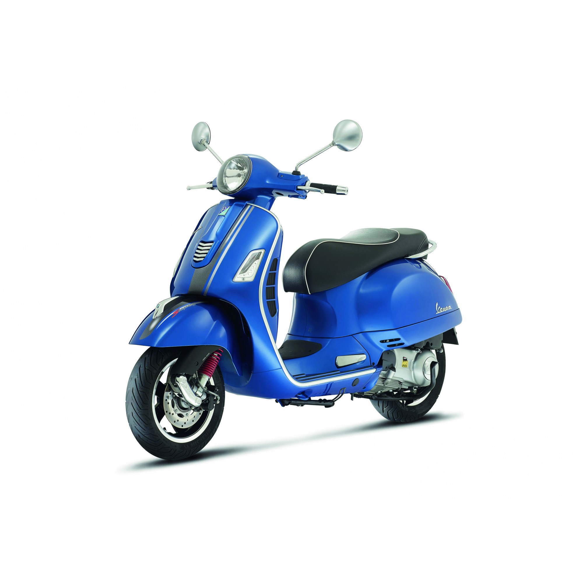 Juego de pegatinas originales Vespa GTS Sport gris/plata