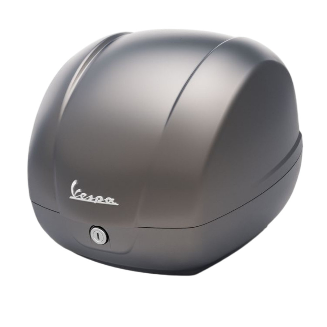 Baúl original de 36 litros en gris mate G22 para Vespa GTS 125/310 y GTV 310
