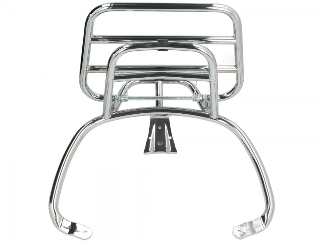 Portaequipajes trasero plegable Vespa Primavera / Sprint / Elettrica - Cromo