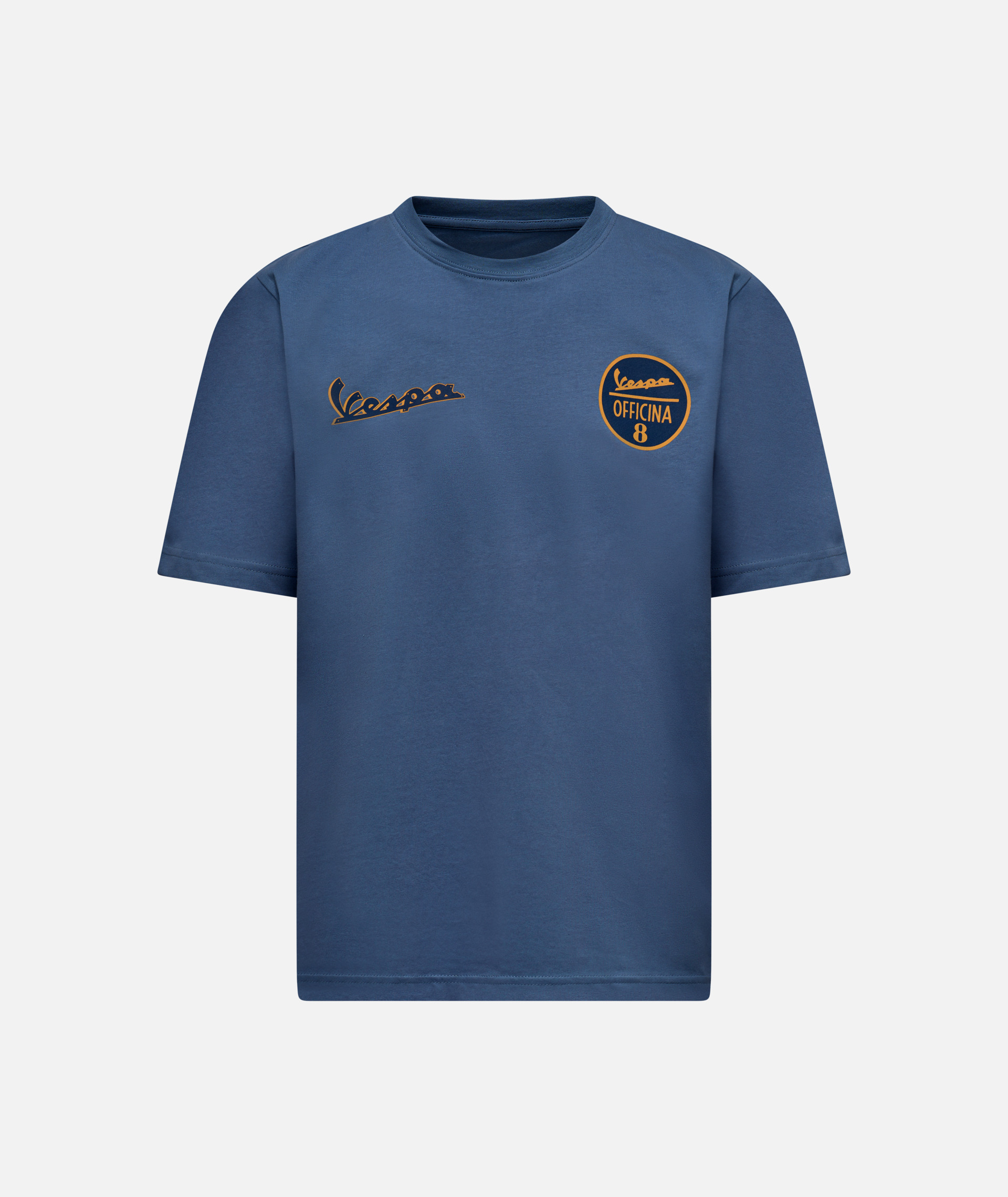 Camiseta Vespa Officina 8 azul