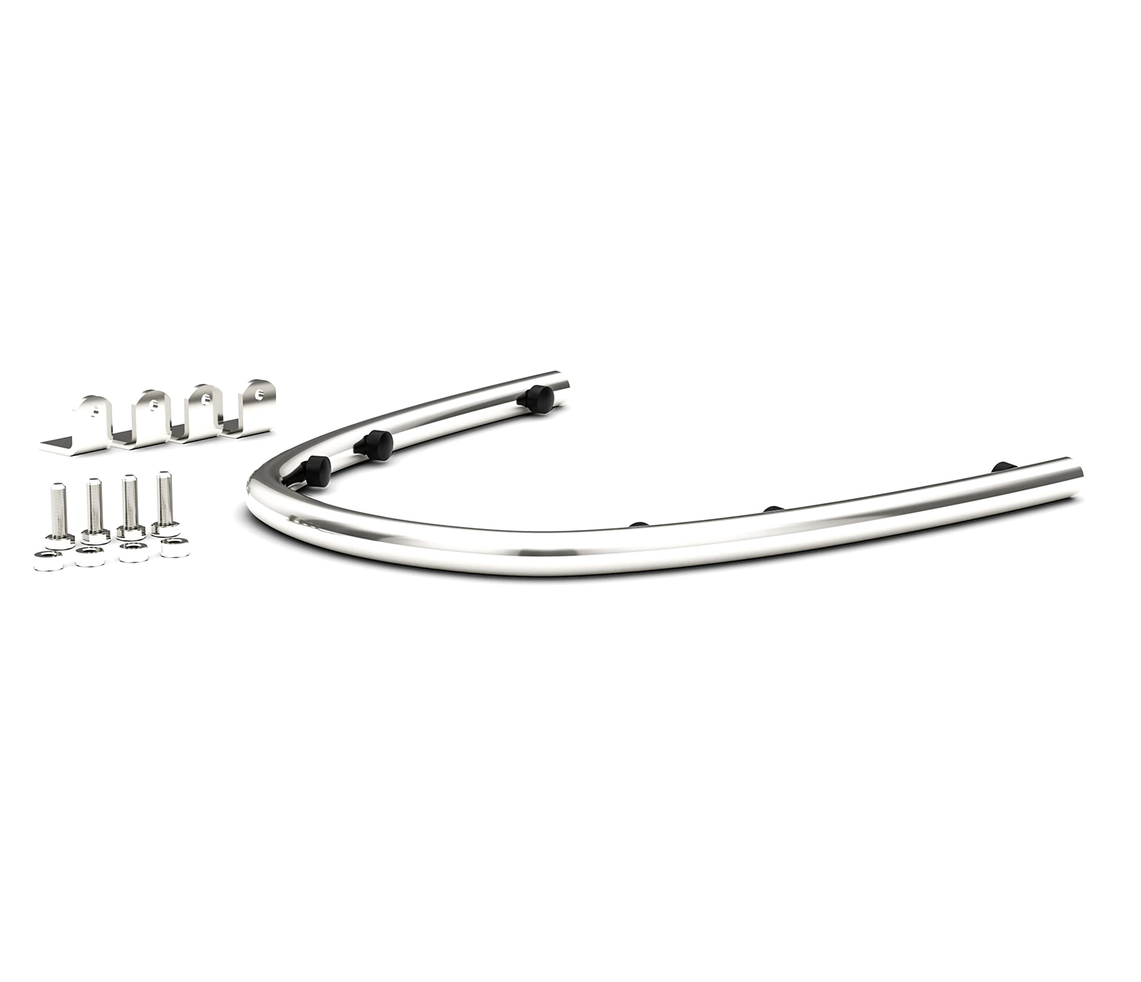 Barra de protección trasera, cromada para Vespa GTS, GTV, GTS Super
