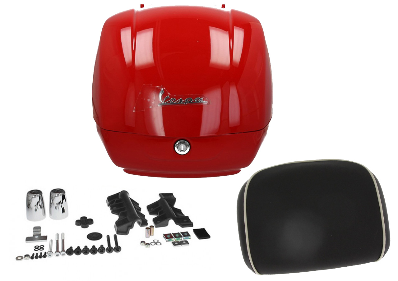 Topcase original para Vespa GTS - red dragon / passione / 894