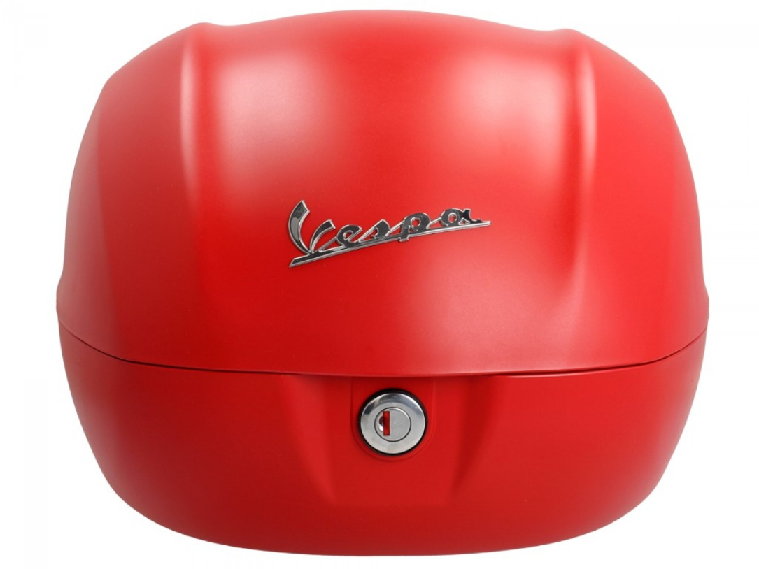 Topcase original 32 l. para Vespa Primavera rojo dragón mate 896/A