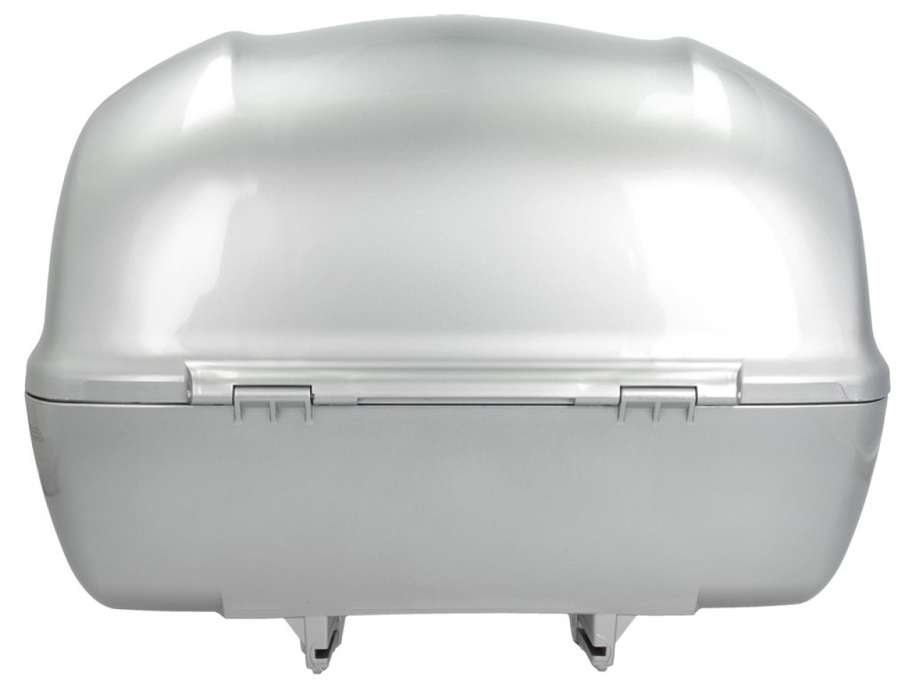 Baúl trasero para Vespa de 32 l, color plata, modelo 719/C, sin respaldo