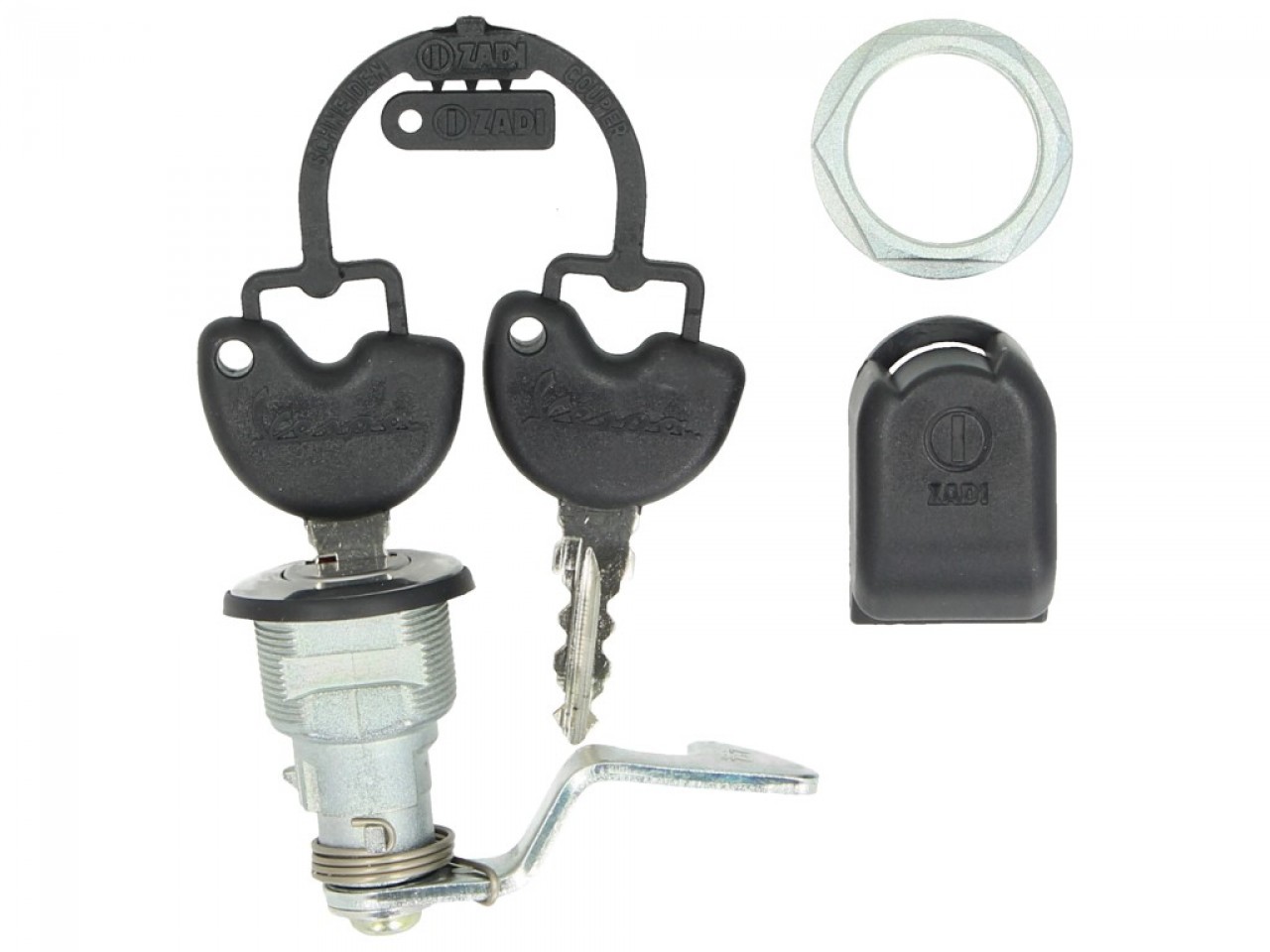Cerradura de recambio para baúles Vespa GTS